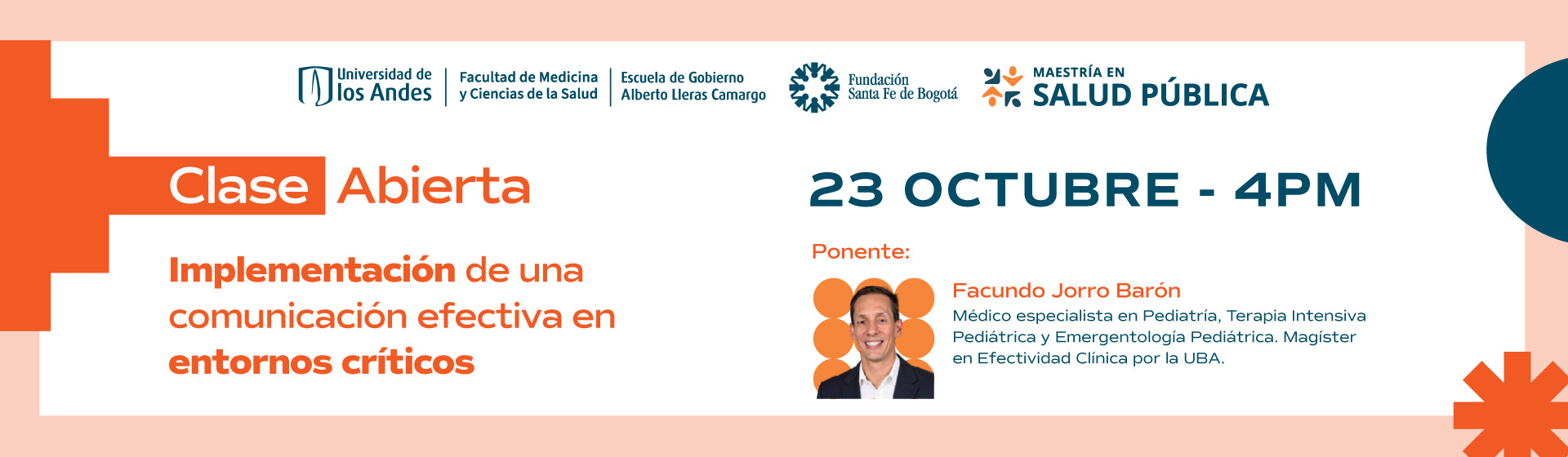 CLASE ABIERTA MAESTRÍA EN SALUD PÚBLICA