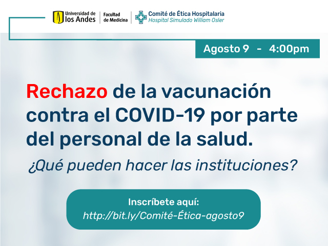 Rechazo de la vacunación contra el COVID-19 por parte del personal de la salud.