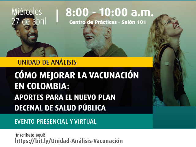 Unidad de Análisis Cómo mejorar la vacunación en Colombia
