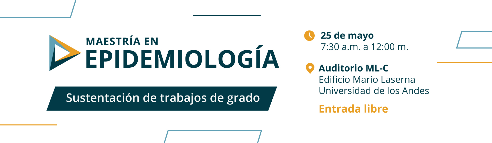 Sustentación Trabajos de Grado 2024-1 - Maestría en Epidemiología