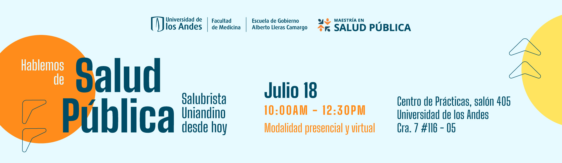 Hablemos de Salud Pública: Salubrista Uniandino desde hoy