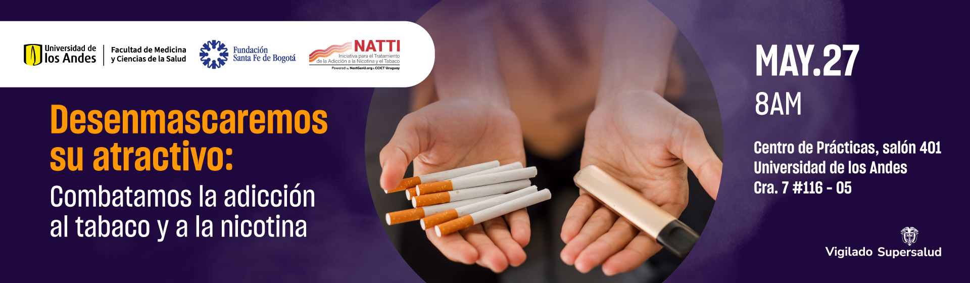 Desenmascaremos su atractivo: Combatamos la adicción al tabaco y a la nicotina