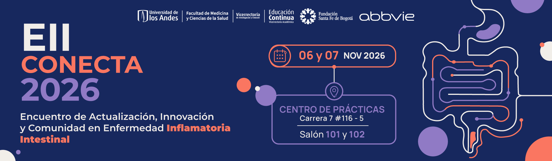 Encuentro de Actualización, Innovación y Comunidad en Enfermedad Inflamatoria Intestinal EII Conecta 2026