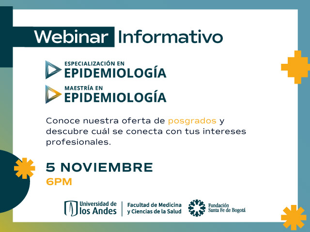Webinar informativo - Maestría y Especialización en Epidemiología
