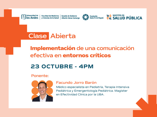 CLASE ABIERTA MAESTRÍA EN SALUD PÚBLICA