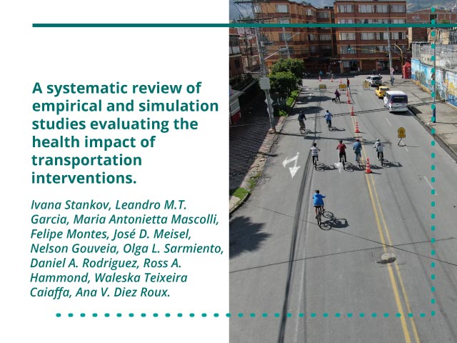 A systematic review of empirical and simulation studies evaluating the health impact of transportation interventions
