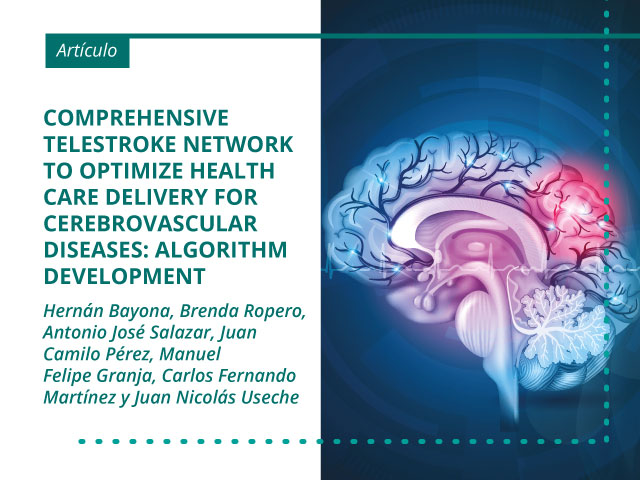 Comprehensive telestroke network to optimize health care delivery for cerebrovascular diseases: algorithm development