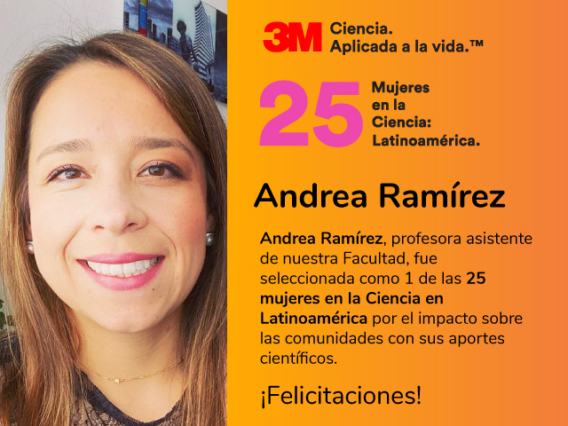 Andrea Ramírez, 1 de las 25 mujeres en la ciencia Latinoamericana