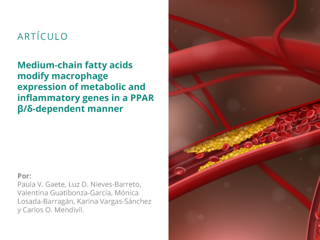 Medium‑chain fatty acids modify macrophage expression of metabolic and inflammatory genes in a PPAR β/δ‑dependent manner