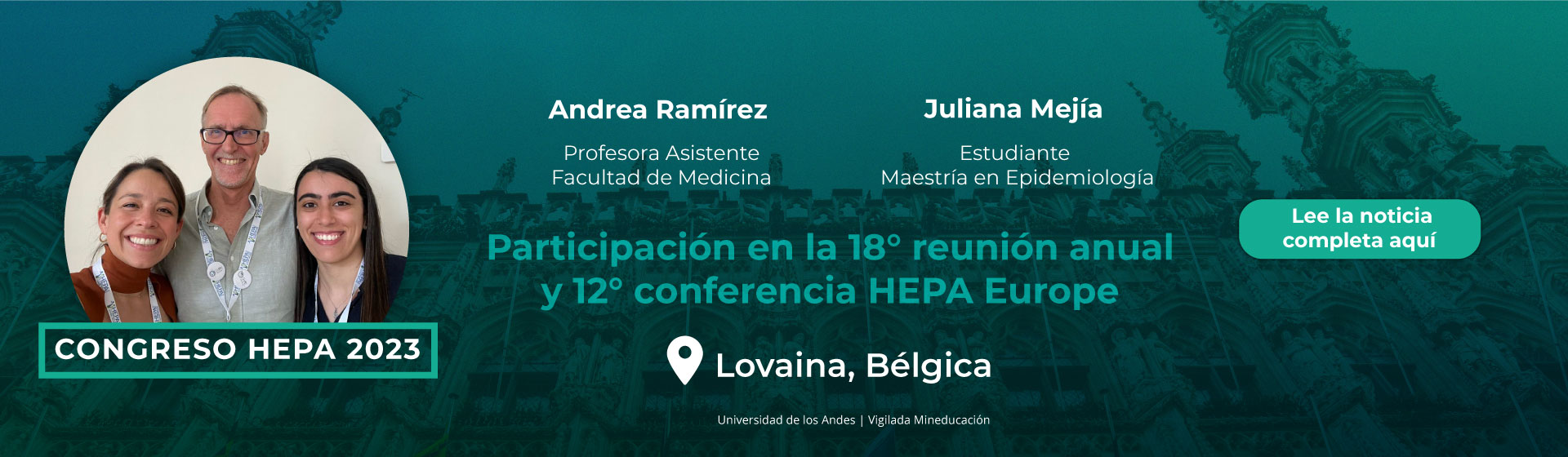 Participación Uniandina en la Conferencia HEPA 2023