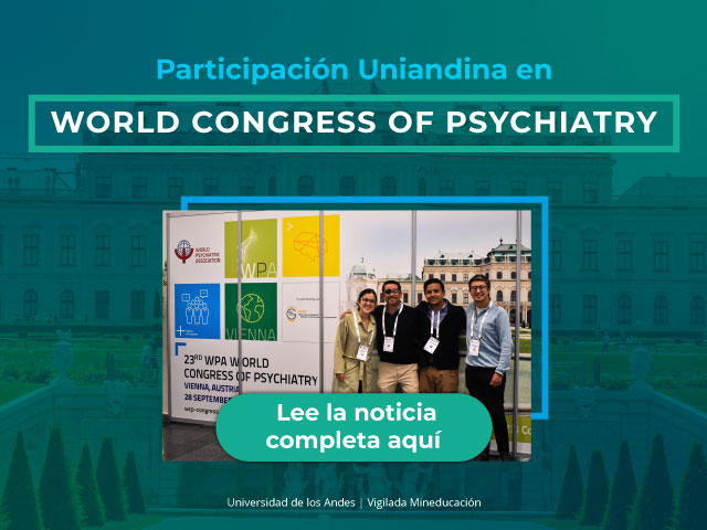 Universidad de los Andes en el World Congress of Psychiatry 2023