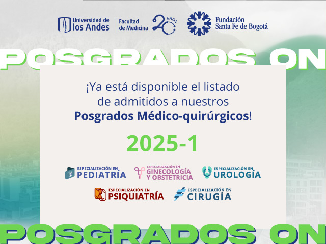 Admitidos a posgrados médico-quirúrgicos