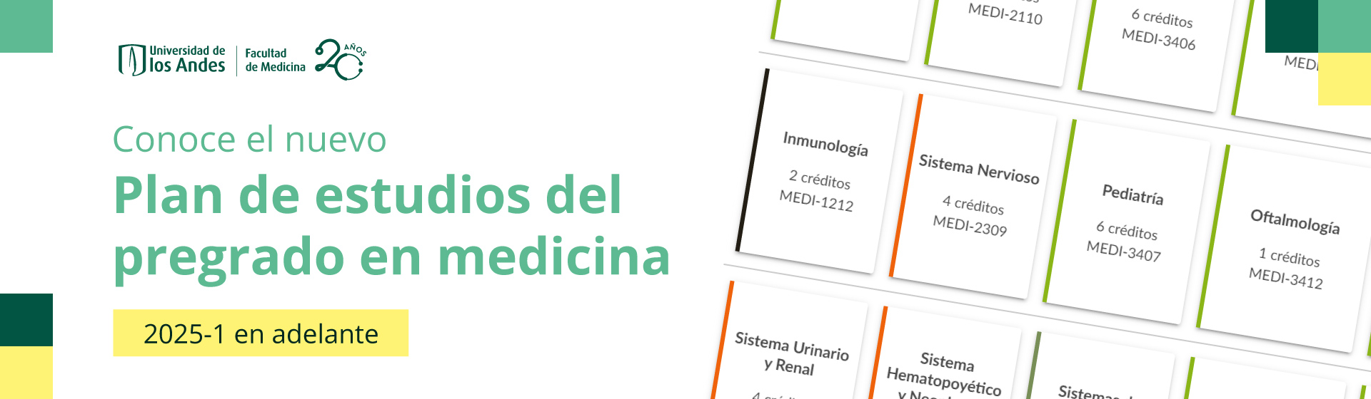 Nuevo plan de estudios del pregrado en medicina