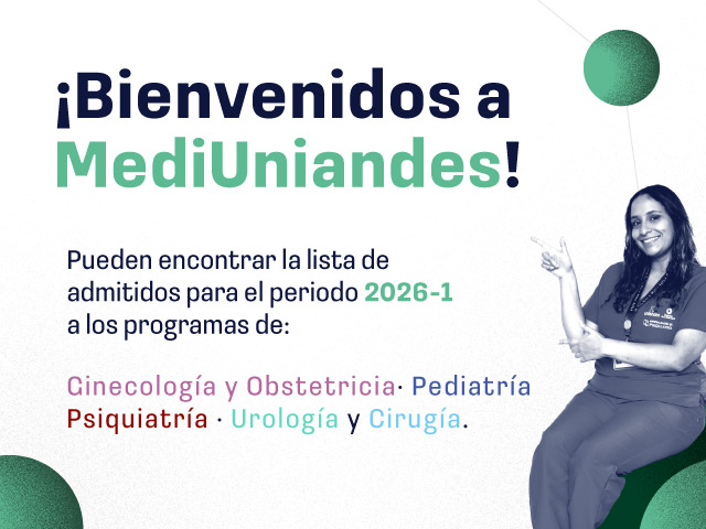Admitidos a posgrados médico-quirúrgicos 2026-1