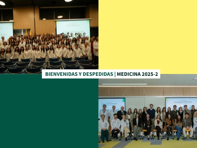 Bienvenidas y despedidas en la Facultad de Medicina de la Universidad de los Andes Bienvenidas y despedidas en la Facultad de Medicina de la Universidad de los Andes