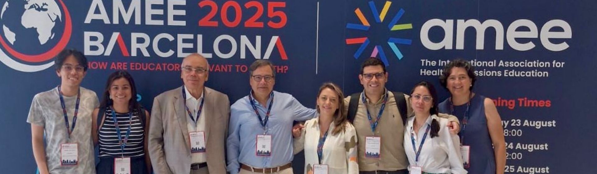 Facultad de Medicina Uniandes participa en AMEE 2025