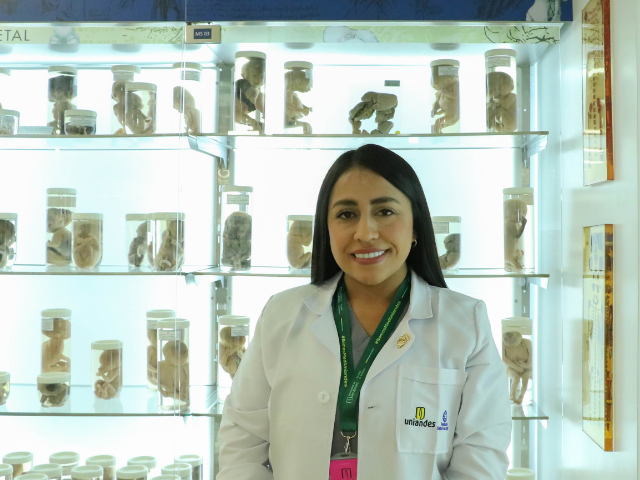Nueva profesora en el área de Anatomía, la Dra. Tatiana Pinilla se una a MediUniandes