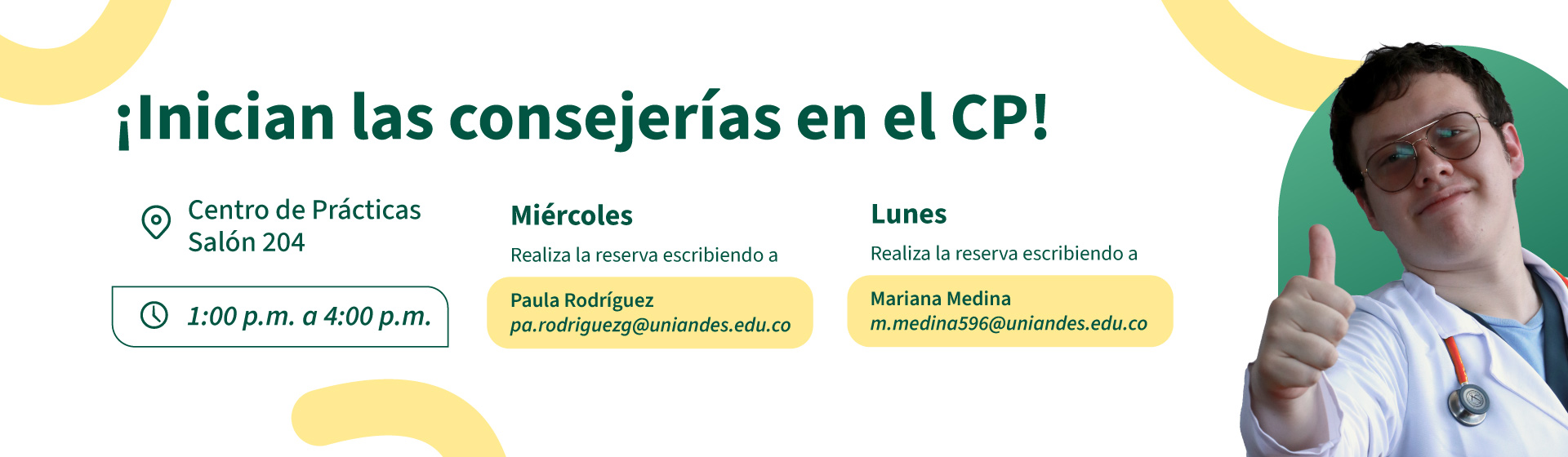 ¡Inician las consejerías en el CP!