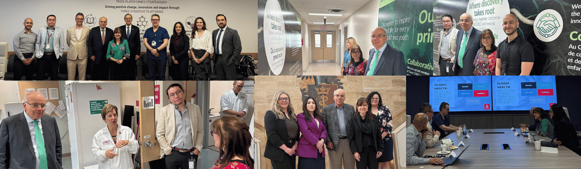 Facultad de Medicina y Ciencias de la Salud fortalece alianzas académicas durante visita institucional a Canadá