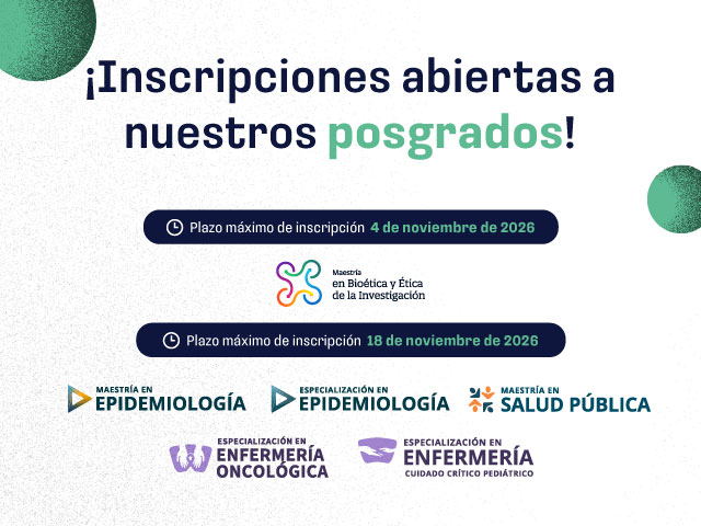Inscripciones posgrados no clínicos 2026-2