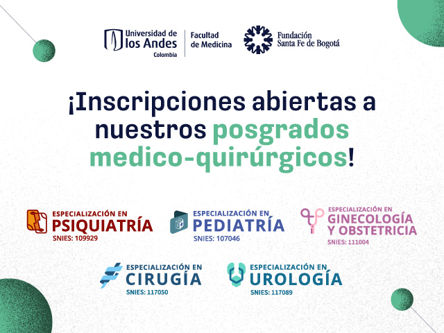 Inscripciones abiertas posgrados médico-quirúrgicos