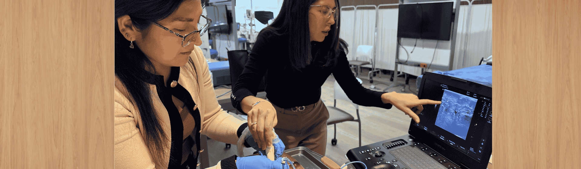 Así se fortalecen las habilidades clínicas en ecografía tiroidea: un curso con pacientes reales