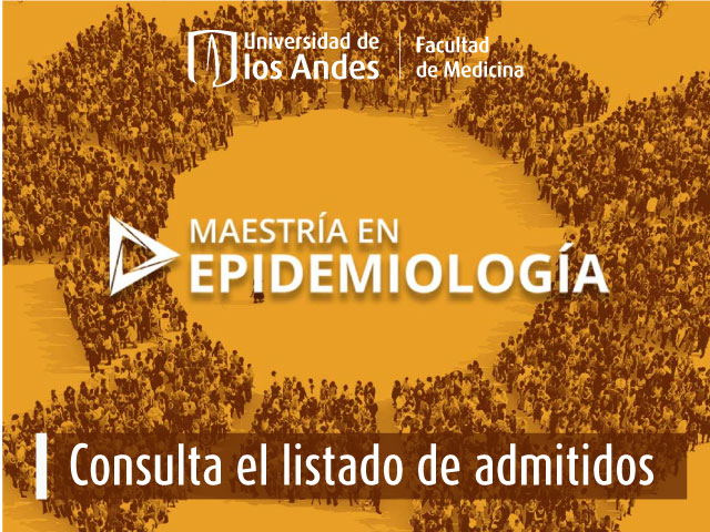 Admitidos al programa de Maestría en Epidemiología 2022-20