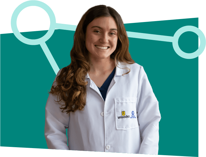 Estudiante destacada de la carrera de medicina Universidad de los Andes