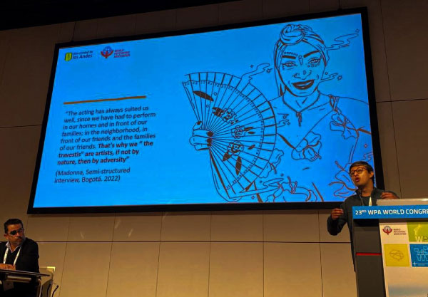 Sebastián León presenta Transgender mental Health and the power of arts: A study of coping strategies for individuals in Bogotá, Colombia